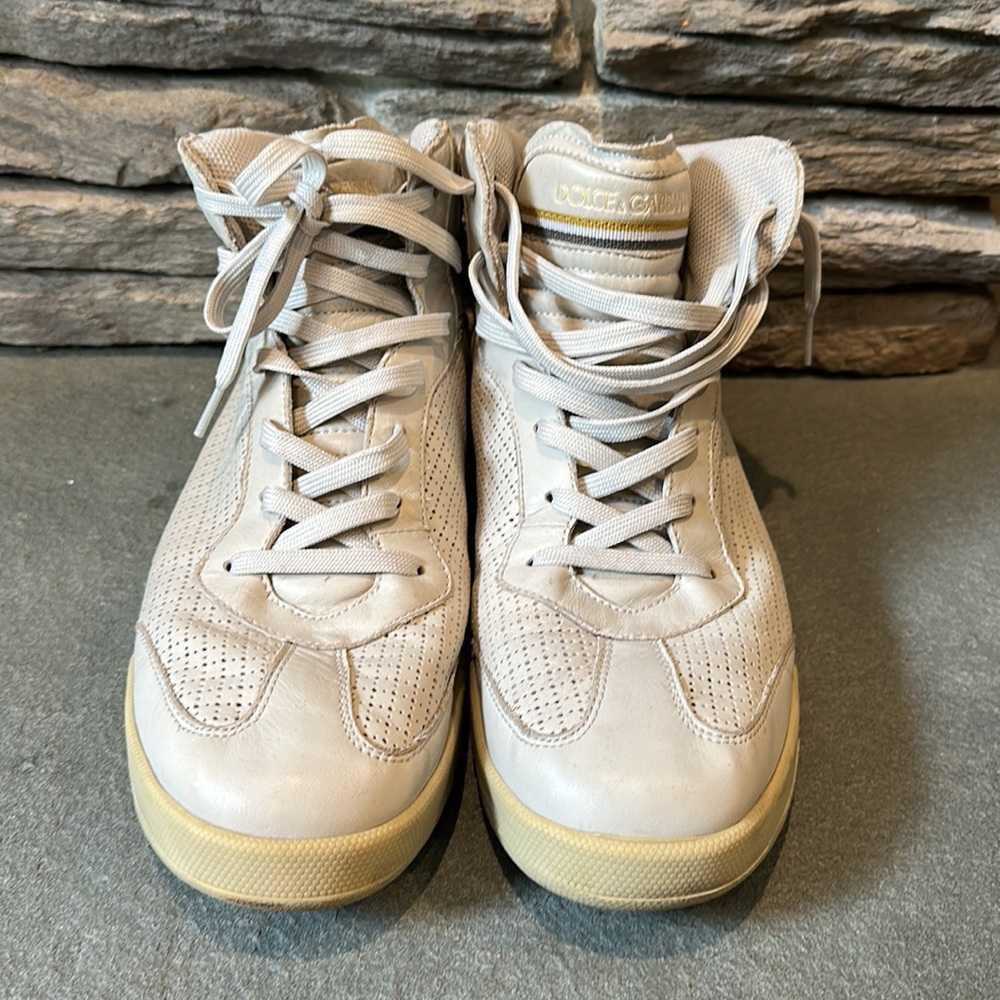 Dolce & Gabbana Perforated High Tops - Picture 2 of 7